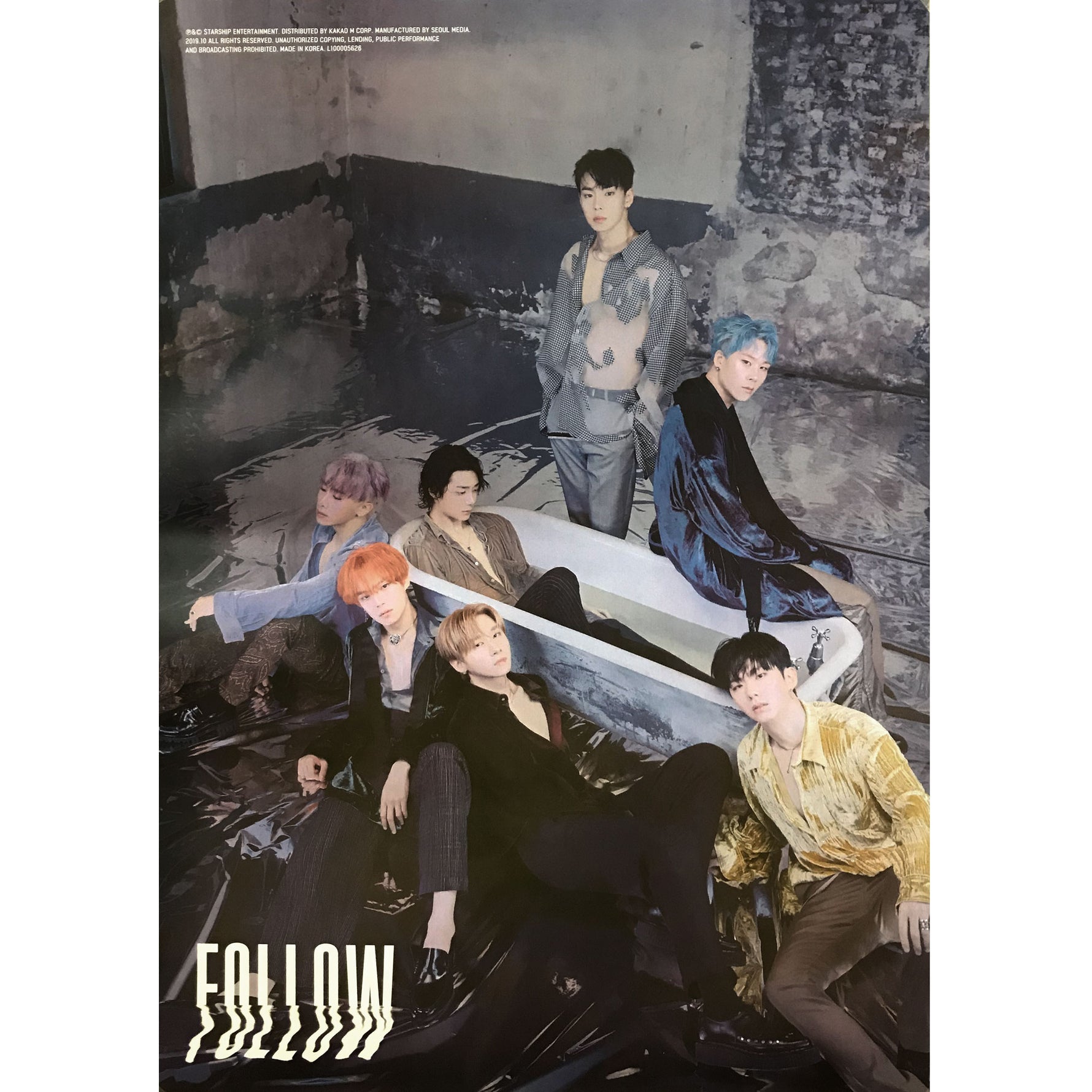 MONSTA X | MINI ALBUM [FOLLOW-FIND YOU] (VERSION C) POSTER ONLY