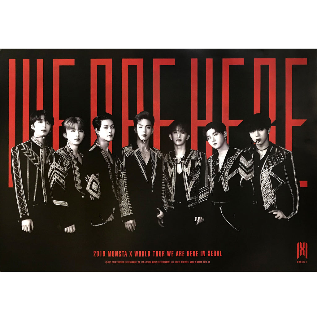 monsta x | 2019 world tour [ we are here in seoul ] | (dvd ver) poster