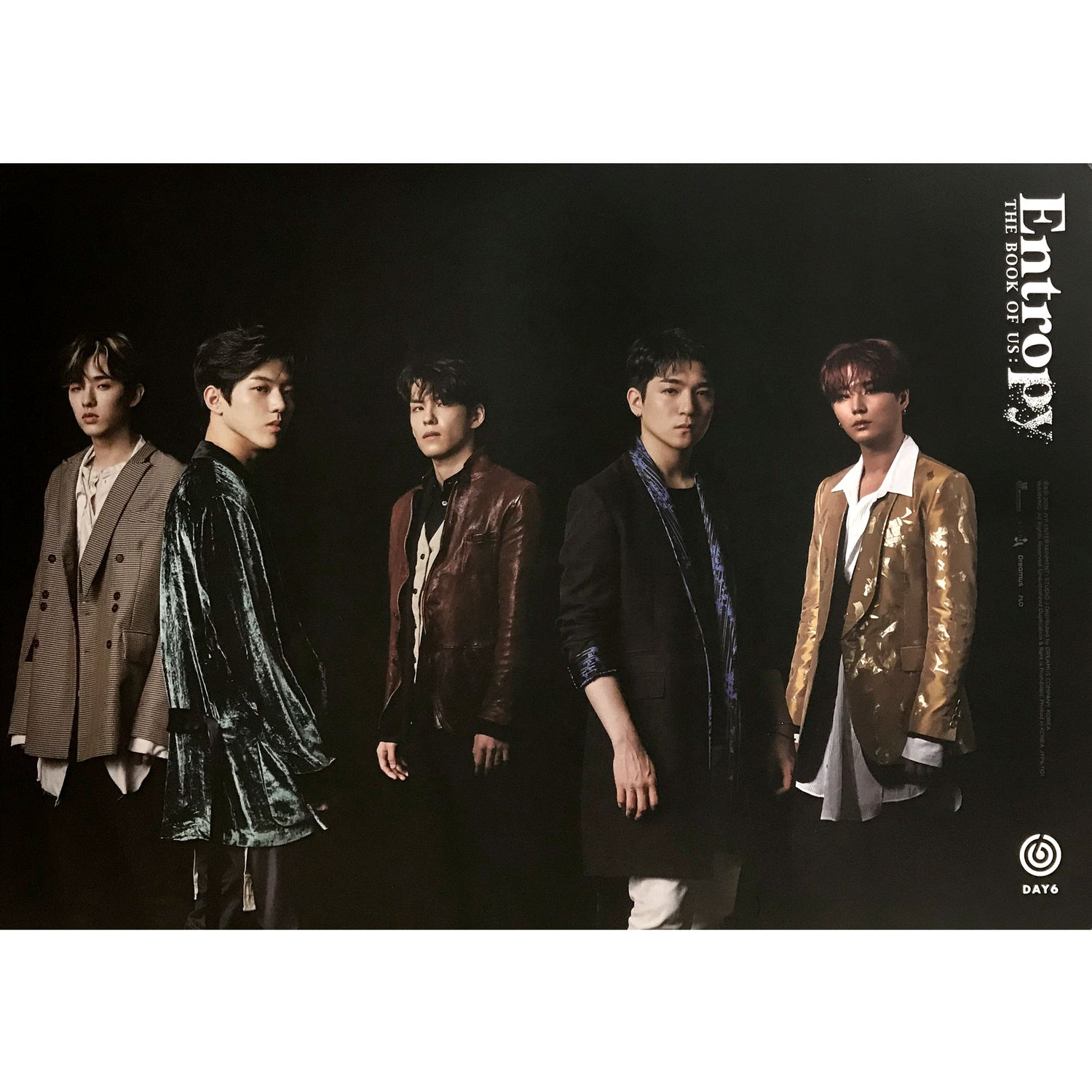 DAY 6 | 3rd Album [The Book of Us : ENTROPY] | (group A ver.) POSTER ONLY