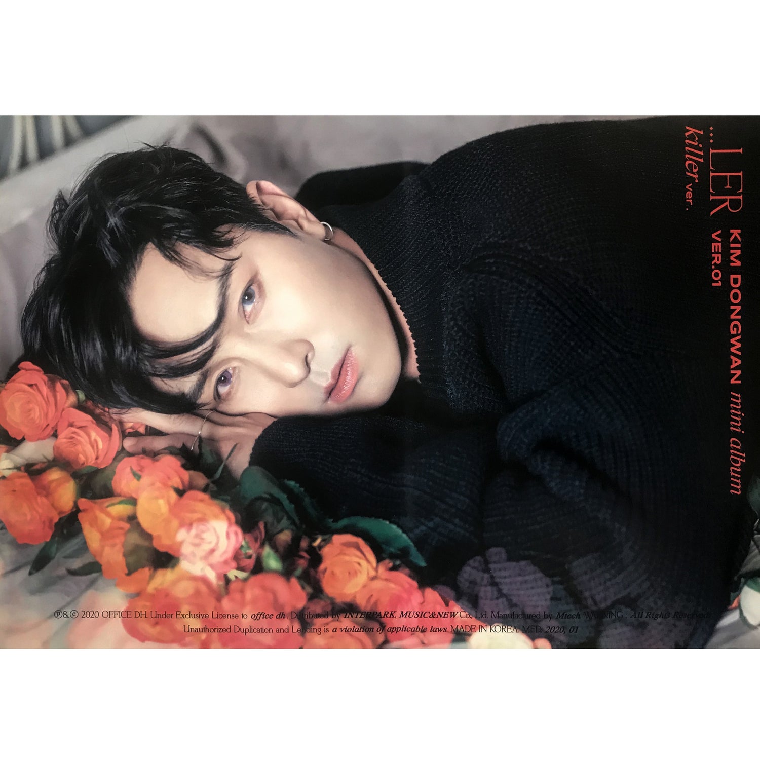 김동완 | KIM DONGWAN | 2ND MINI ALBUM [ ...LER ] | (KILLER VER.) POSTER ONLY