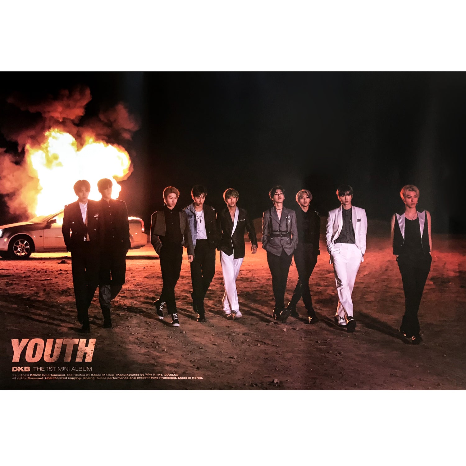 다크비 | DKB | 1ST MINI ALBUM [ YOUTH ] | POSTER ONLY