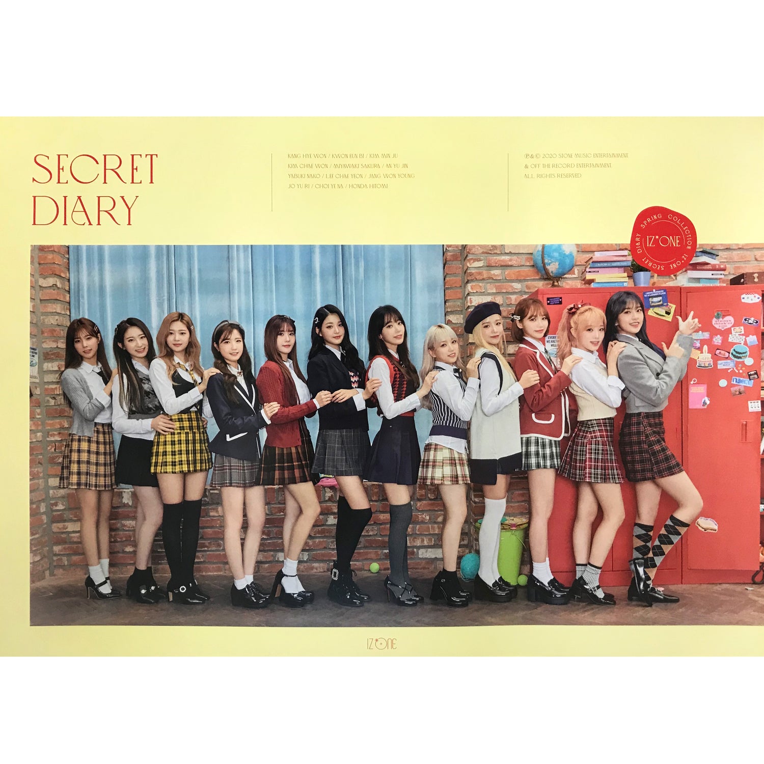 아이즈원 | IZ*ONE | SPRING COLLECTION [ SECRET DIARY ] | (PHOTOBOOK PACKAGE VER.) POSTER ONLY