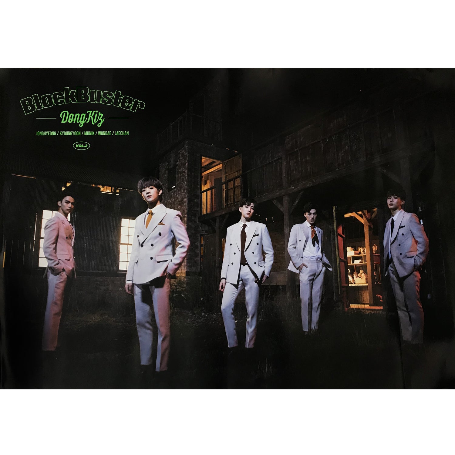 동키즈 | DONGKIZ | 2ND SINGLE ALBUM [ BLOCK BUSTER ] | POSTER ONLY