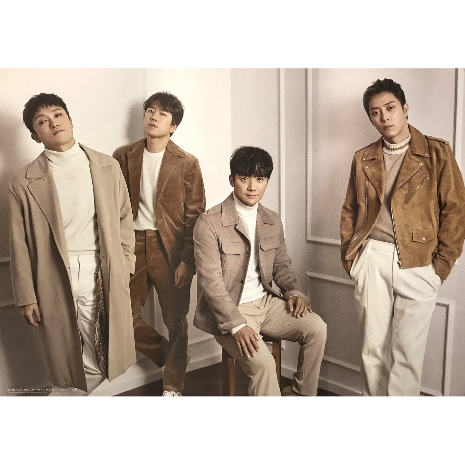 젝스키스 | SECHSKIES | 1ST MINI ALBUM [ ALL FOR YOU ] | (DOUB;E-SIDED) POSTER ONLY