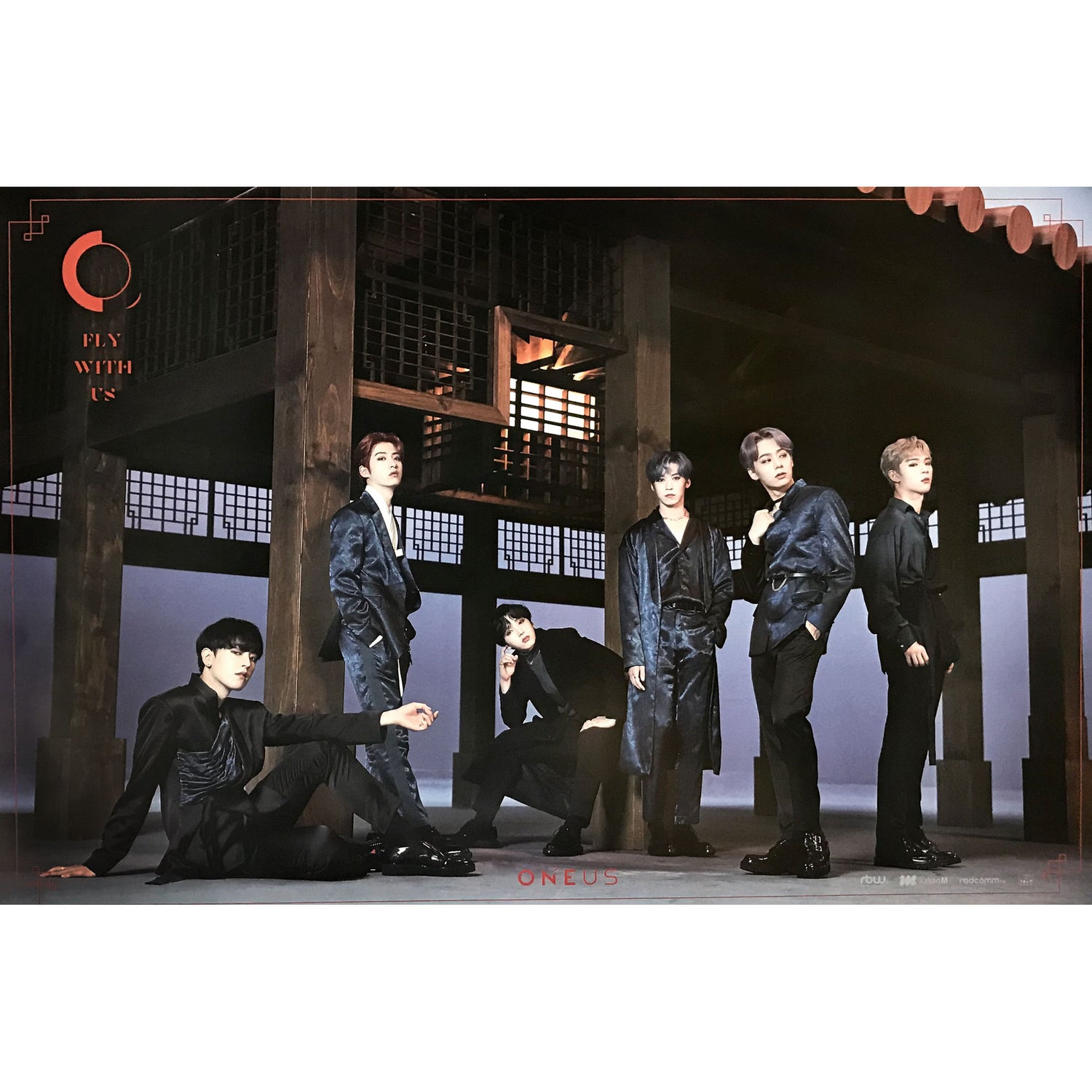원어스 | ONEUS | 3RD MINI ALBUM [ FLY WITH US ] | (B VER.) POSTER ONLY