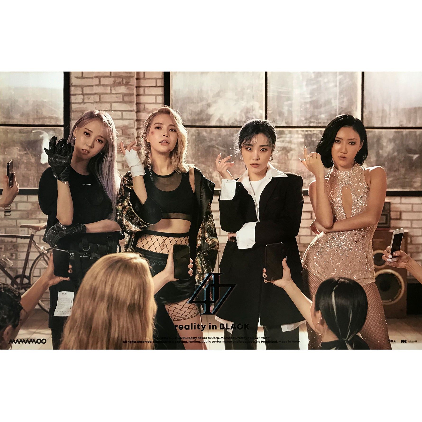 MAMAMOO | 2ND ALBUM [REALITY IN BLACK] | (VERSION C) POSTER ONLY