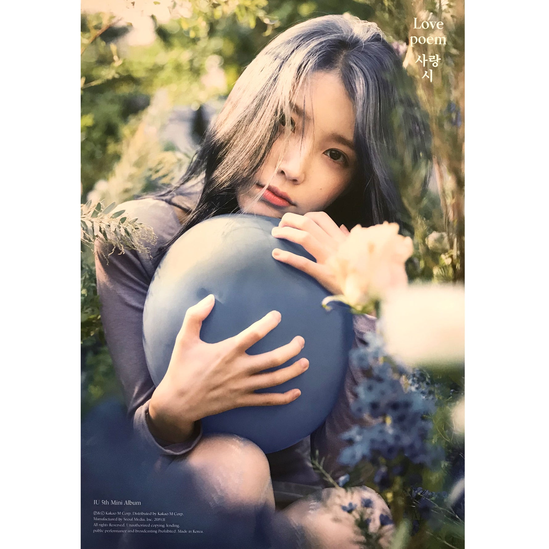 IU | 5TH MINI ALBUM [LOVE POEM] | POSTER ONLY
