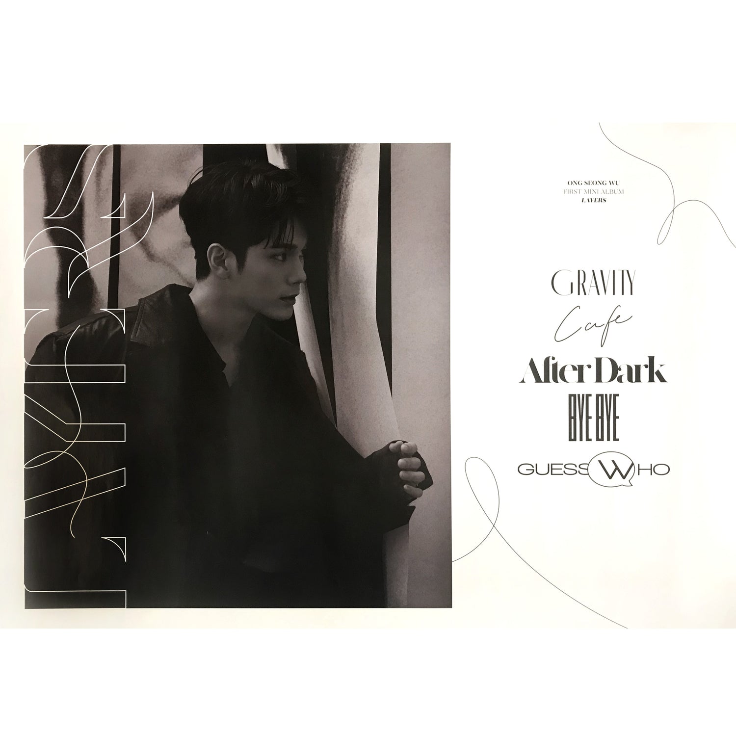 옹성우 | ONG SEONGWU | 1ST MINI ALBUM [ LAYERS ] | (WHITE VER.) POSTER ONLY