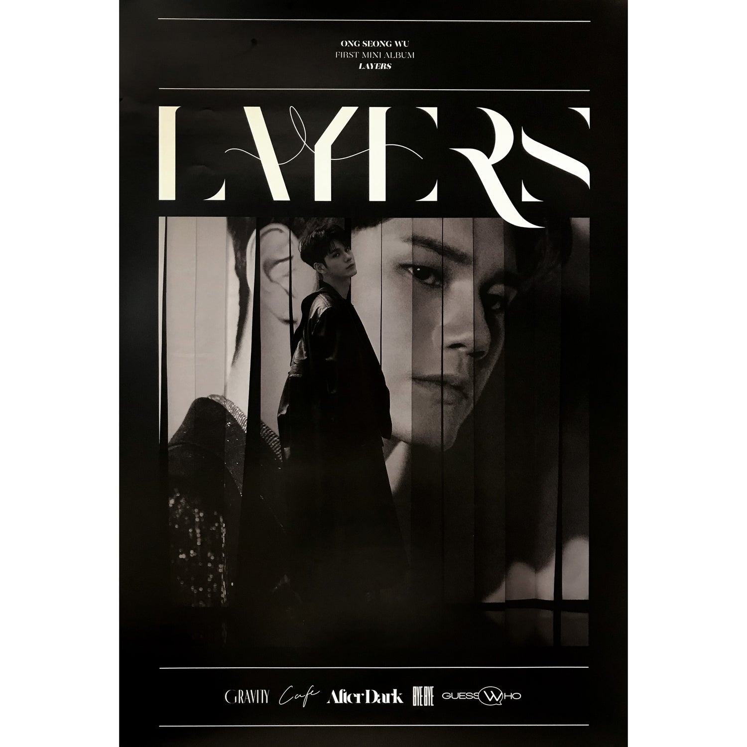 옹성우 | ONG SEONGWU | 1ST MINI ALBUM [ LAYERS ] | (BLACK VER.) POSTER ONLY