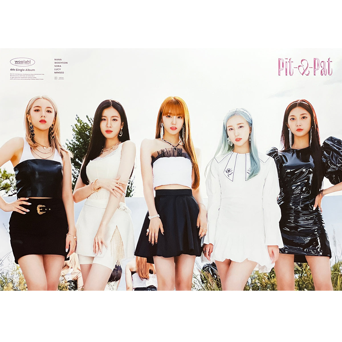 우아! | WOO!AH! | 4TH SINGLE ALBUM [ PIT A PAT ] | (PATTER VER.) POSTER ONLY