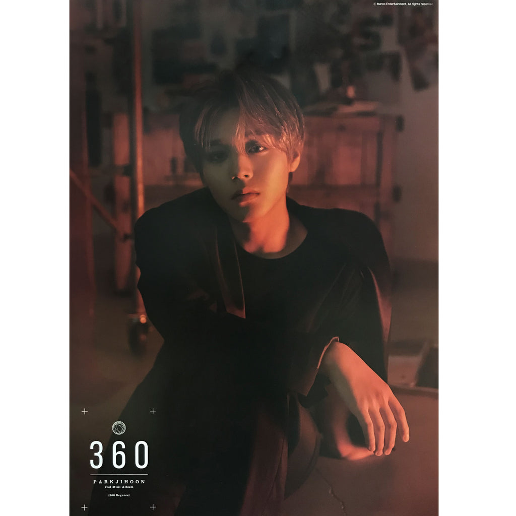 박지훈 | PARK JIHOON | 2ND MINI ALBUM [ 360 ] | (360 DEGREES VER.) POSTER ONLY