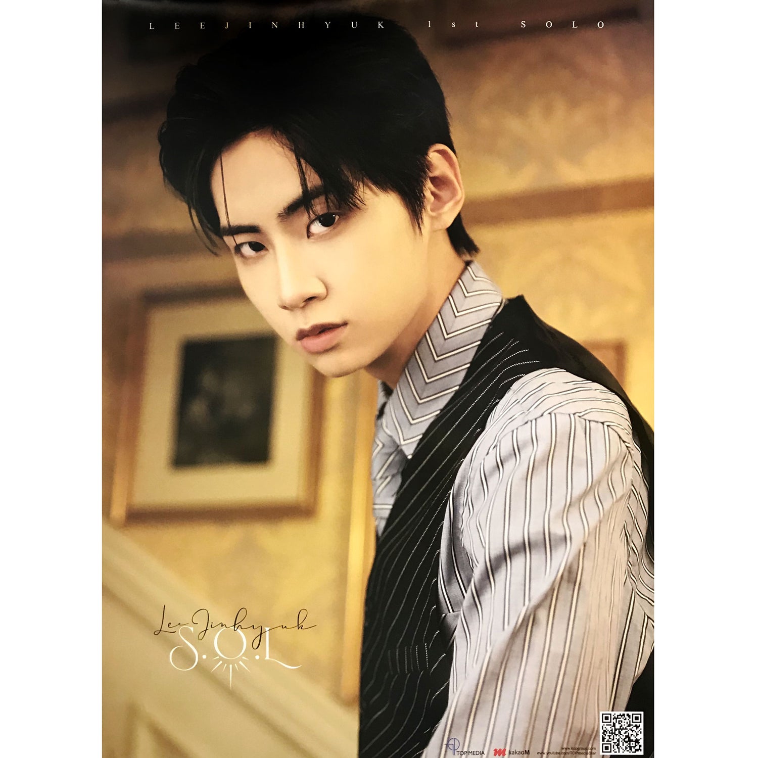 LEE JIN HYUK | 1ST SOLO ALBUM [S.O.L] | (GOLD VER.) POSTER ONLY