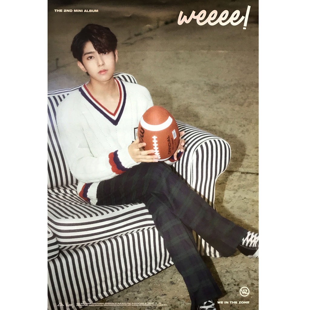 WE IN THE ZONE | 2ND MINI ALBUM [WEEEE!] | (VER. C) POSTER ONLY