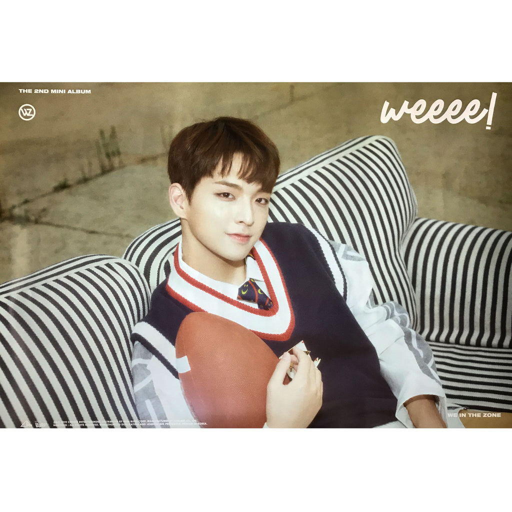 WE IN THE ZONE | 2ND MINI ALBUM [WEEEE!] | (VER. D) POSTER ONLY