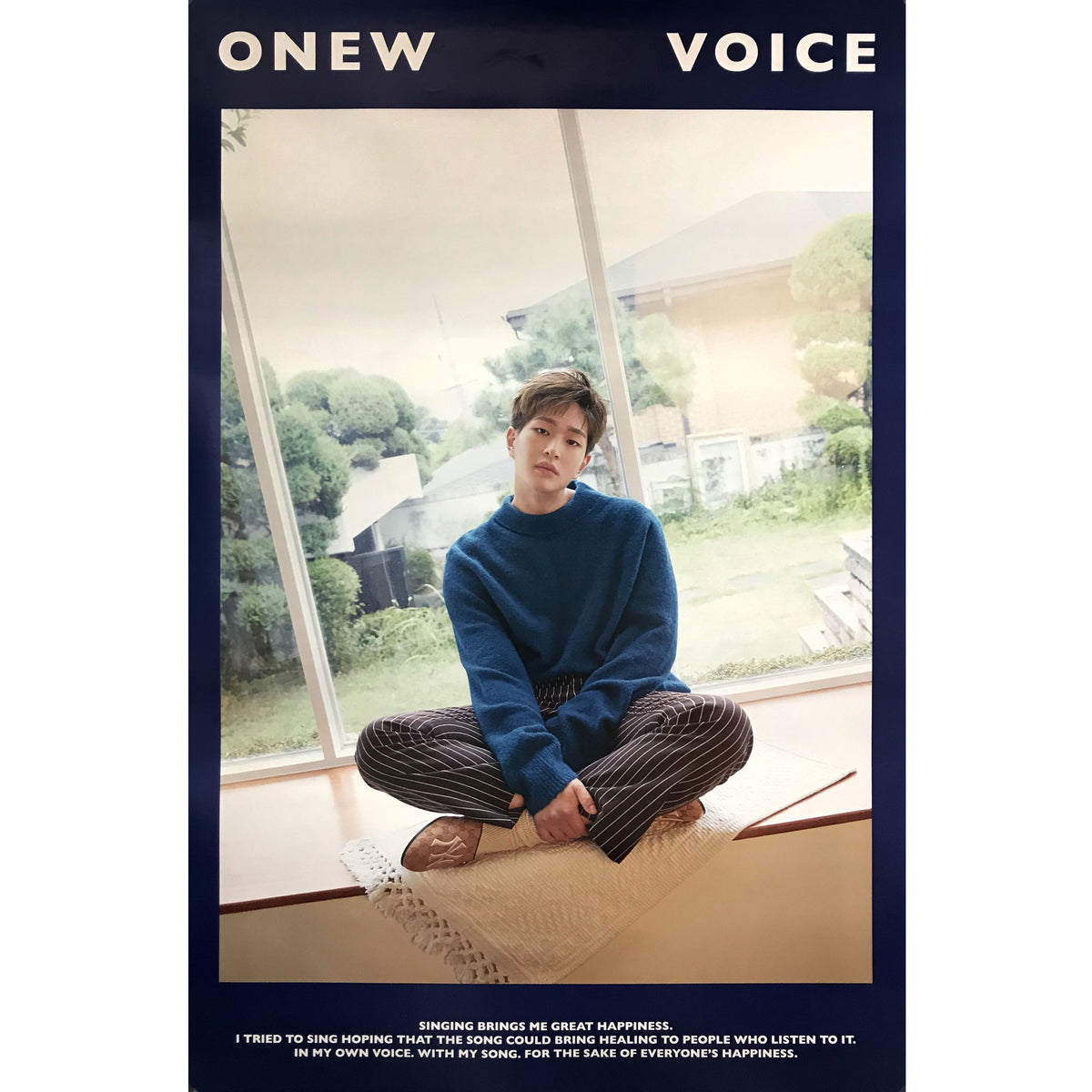 ONEW | 1ST MINI ALBUM [VOICE] POSTER ONLY