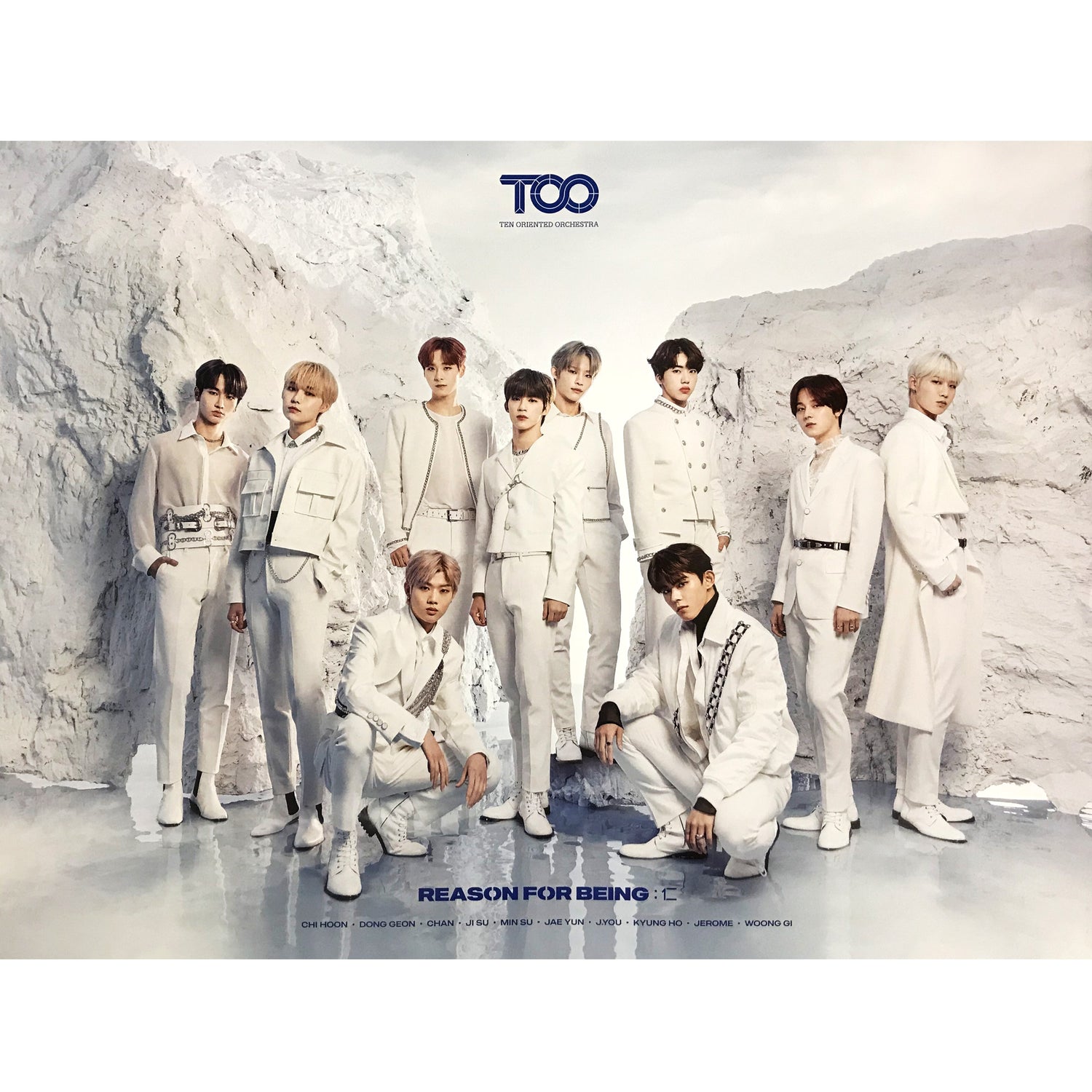 티오오 | TOO | 1ST MINI ALBUM [ REASON FOR BEING ] | (UTOOPIA VER.) POSTER ONLY