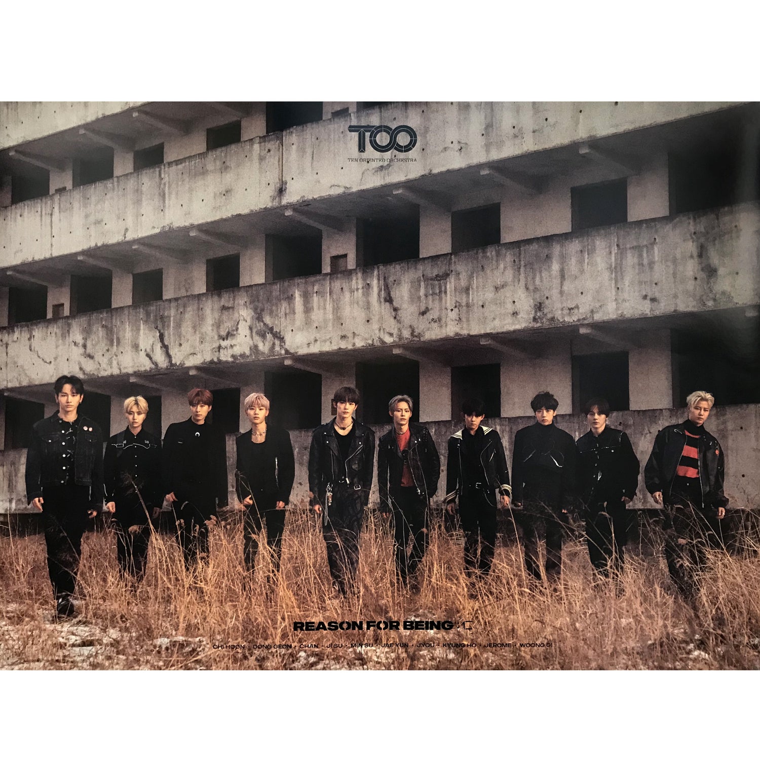티오오 | TOO | 1ST MINI ALBUM [ REASON FOR BEING ] | (DYSTOOPIA VER.) POSTER ONLY