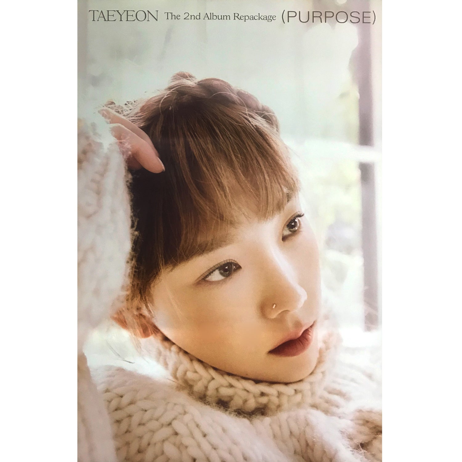 태연 | TAEYEON | 2ND ALBUM [ PURPOSE ] REPACKAGE | (KIHNO VER.) POSTER ONLY