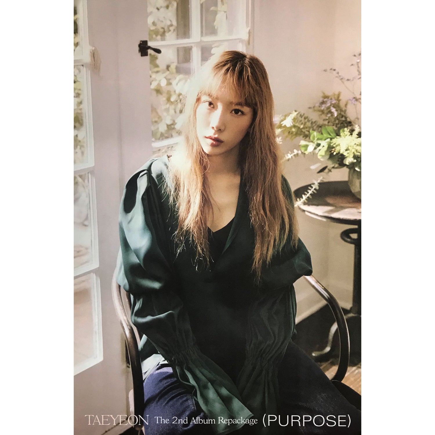 태연 | TAEYEON | 2ND ALBUM [ PURPOSE ] REPACKAGE | (BEIGE VER.) POSTER ONLY