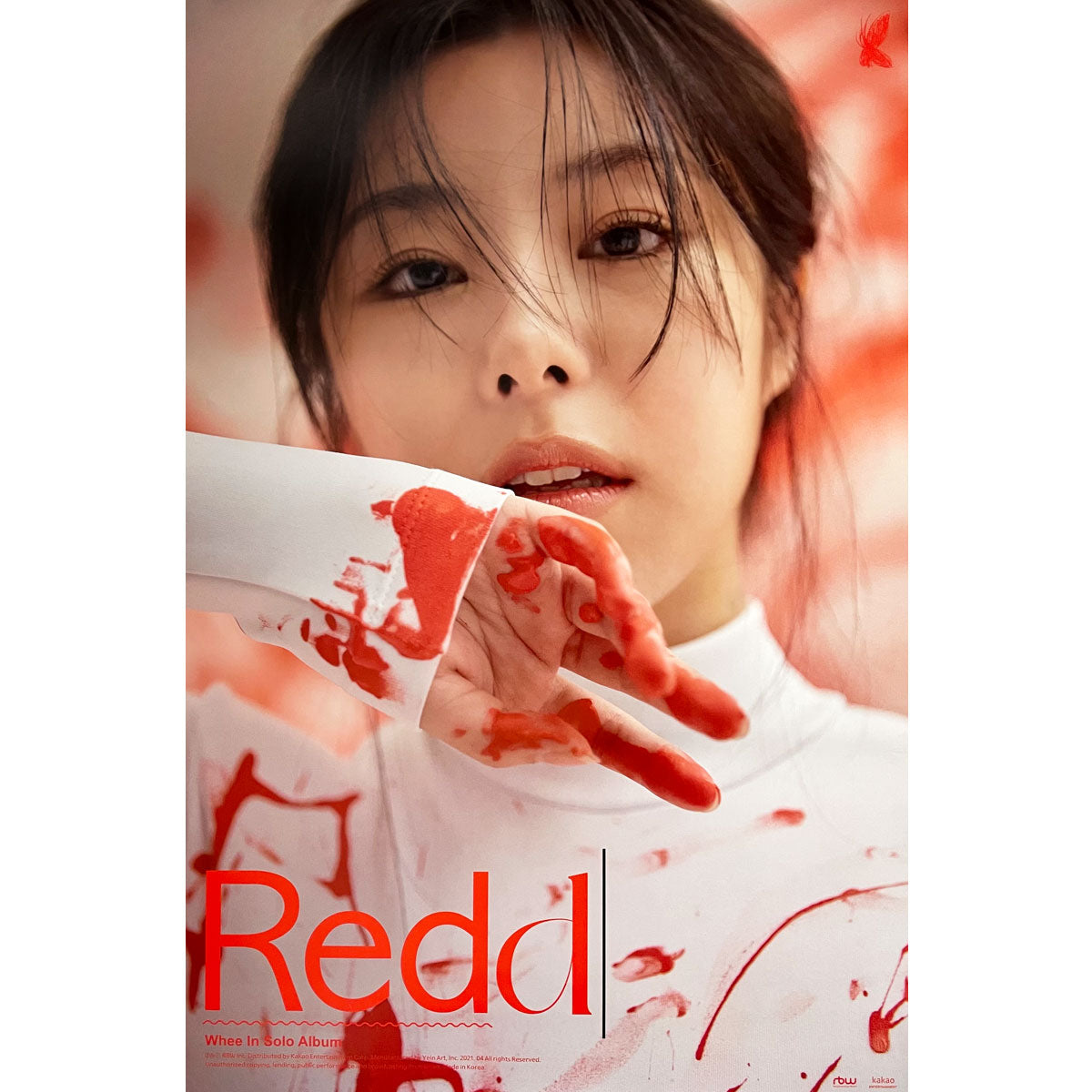 휘인 | WHEE IN | 1ST MINI ALBUM [ REDD ] | (A VER.) POSTER ONLY