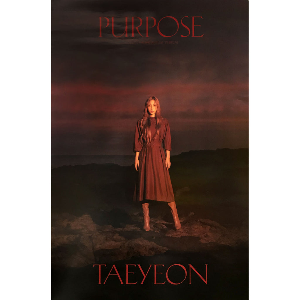 TAEYEON | 2ND ALBUM [PURPOSE] (DELUXE VERSION B) POSTER ONLY