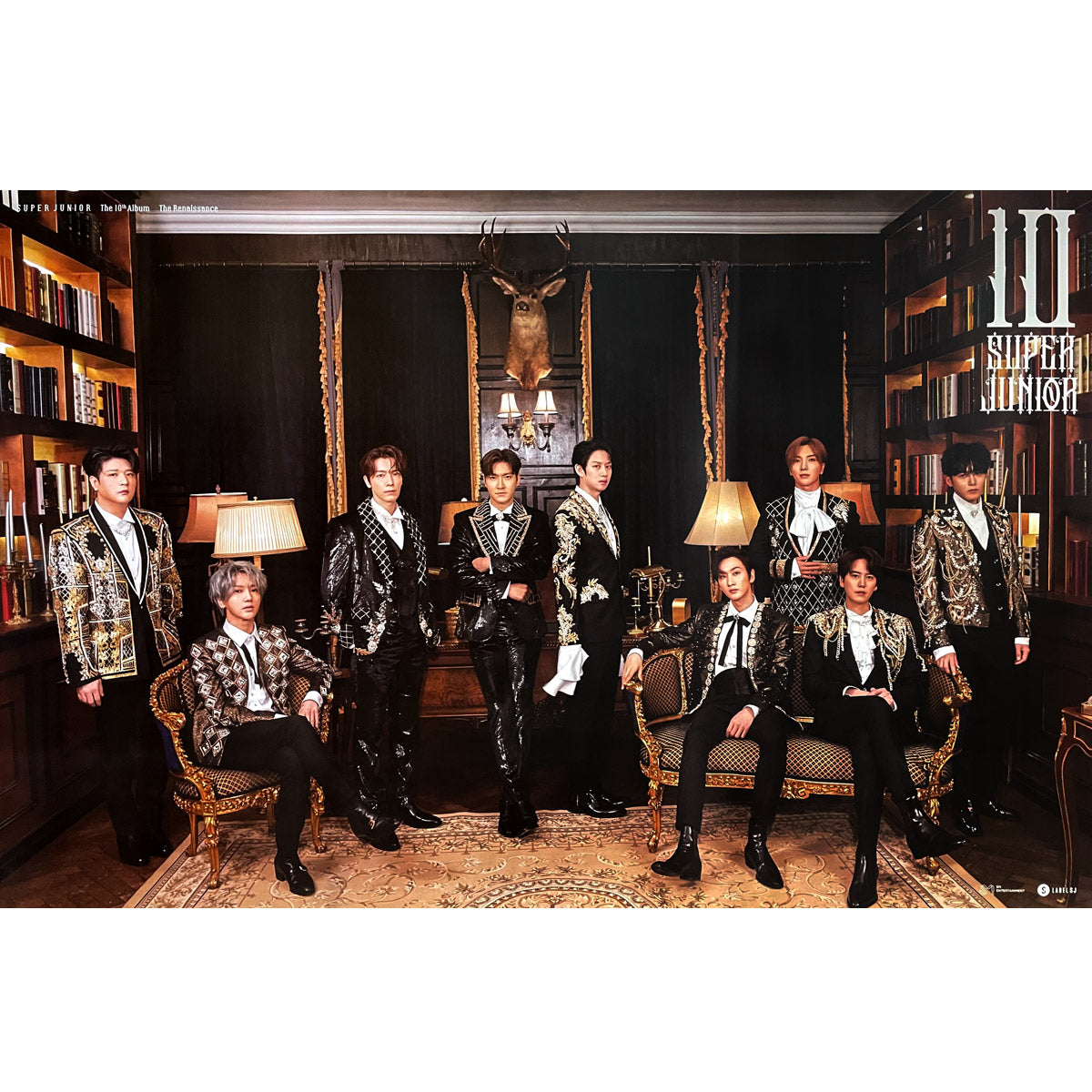 슈퍼쥬니어 | SUPER JUNIOR | 10TH ALBUM [ THE RENAISSANCE ] | (RENAISSANCE VER.) POSTER ONLY