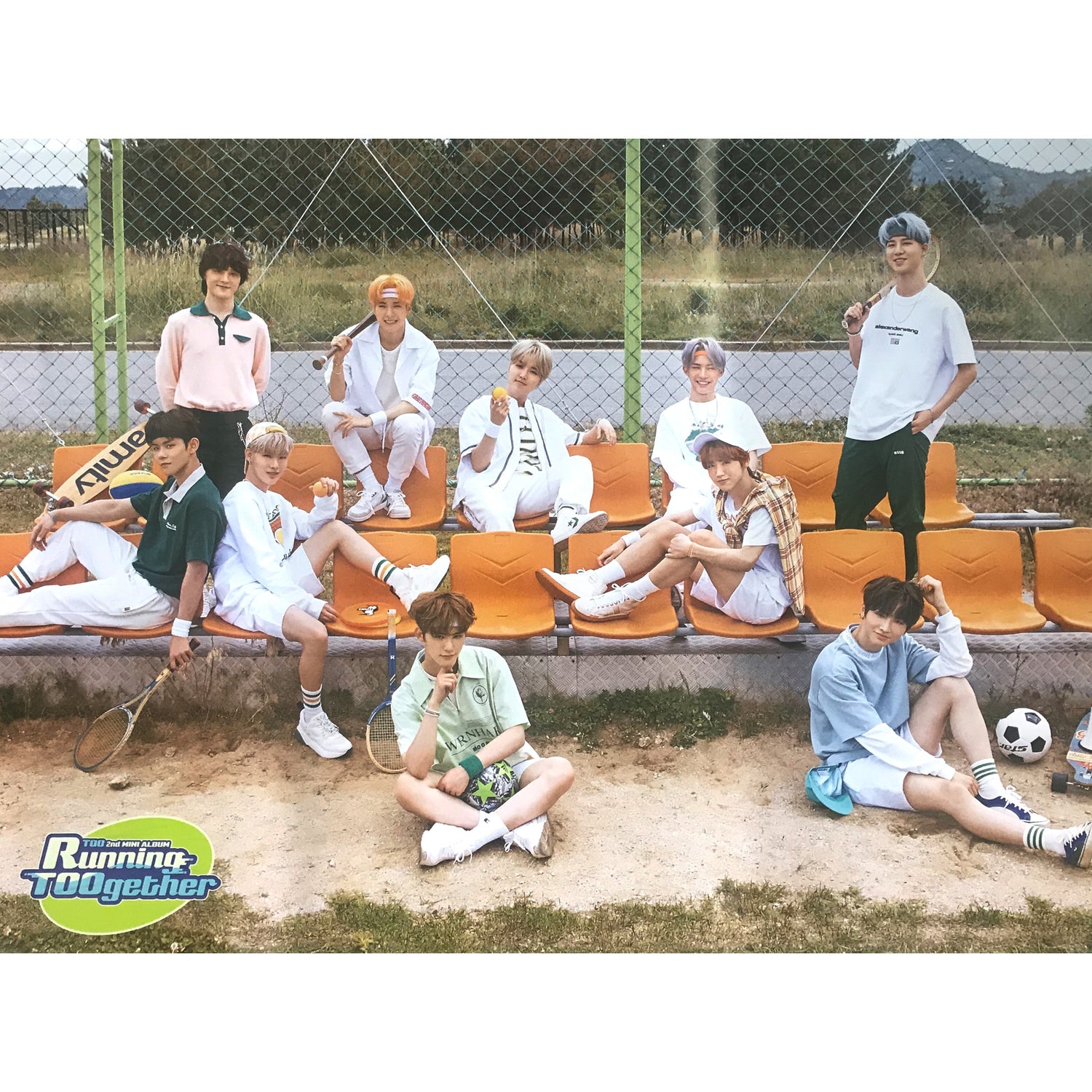 티오오 | TOO | 2ND MINI ALBUM [ RUNNING TOGETHER ] | POSTER ONLY