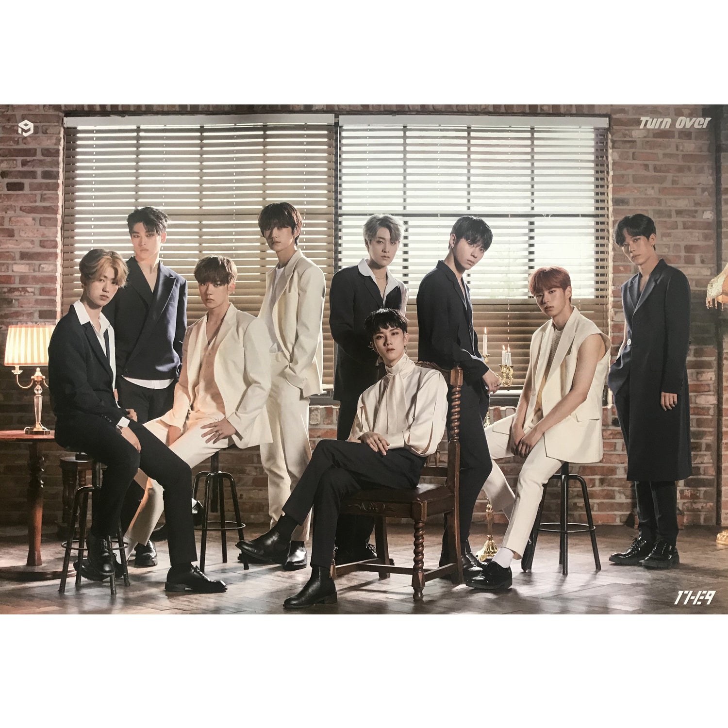 원더나인 | 1THE9 | 3RD MINI ALBUM [ TURN OVER ] | POSTER ONLY