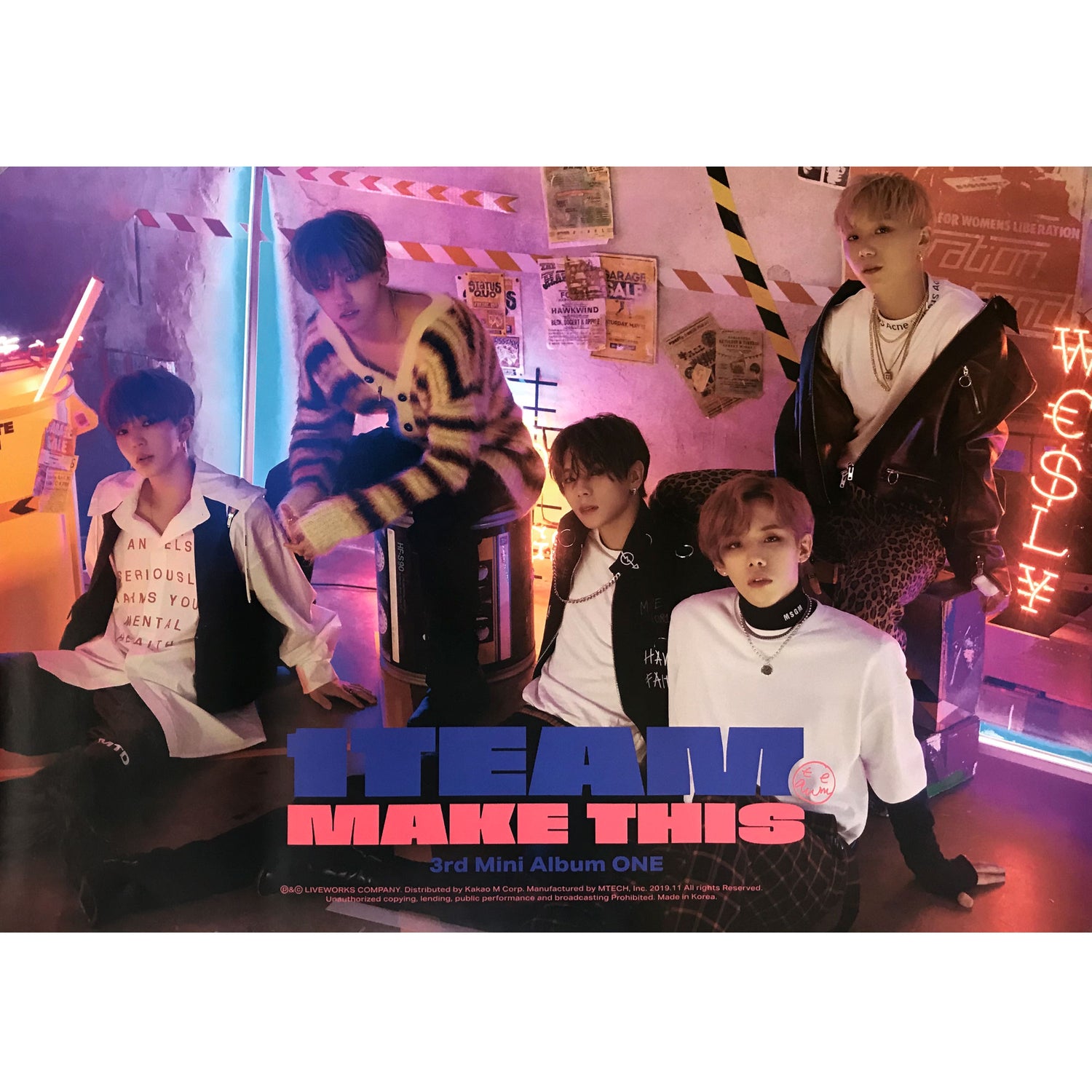 원팀 | 1TEAM | 3RD MINI ALBUM [ ONE ] | (MAKE VER.) POSTER ONLY