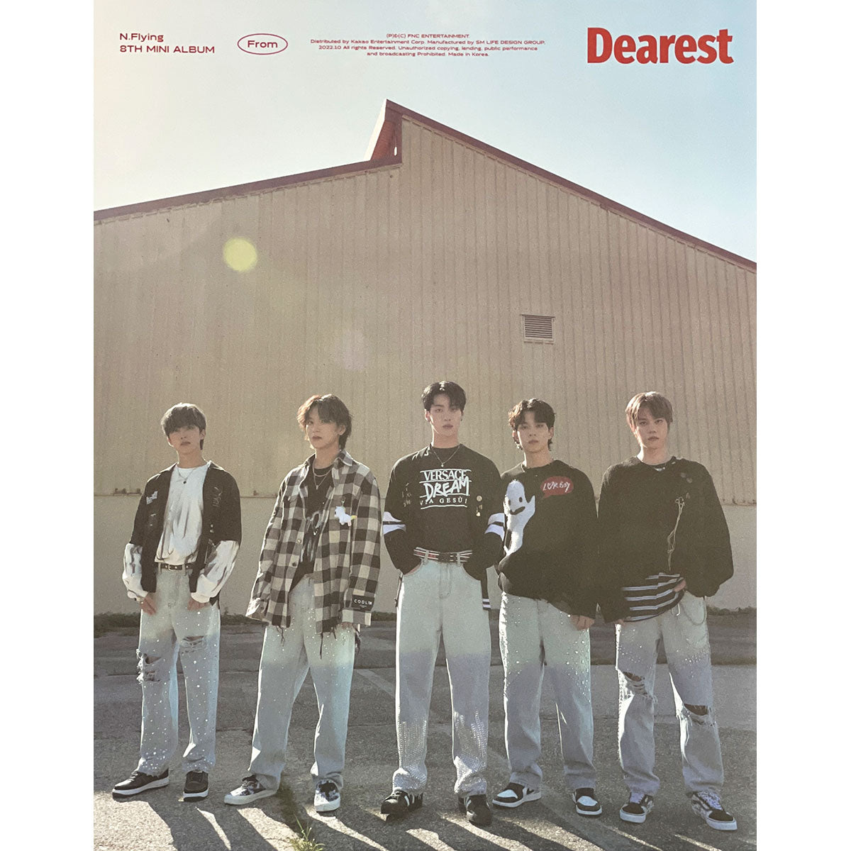 엔플라잉 | N.FLYING | 8TH MINI ALBUM [ DEAREST ] | (FROM VER.) POSTER ONLY