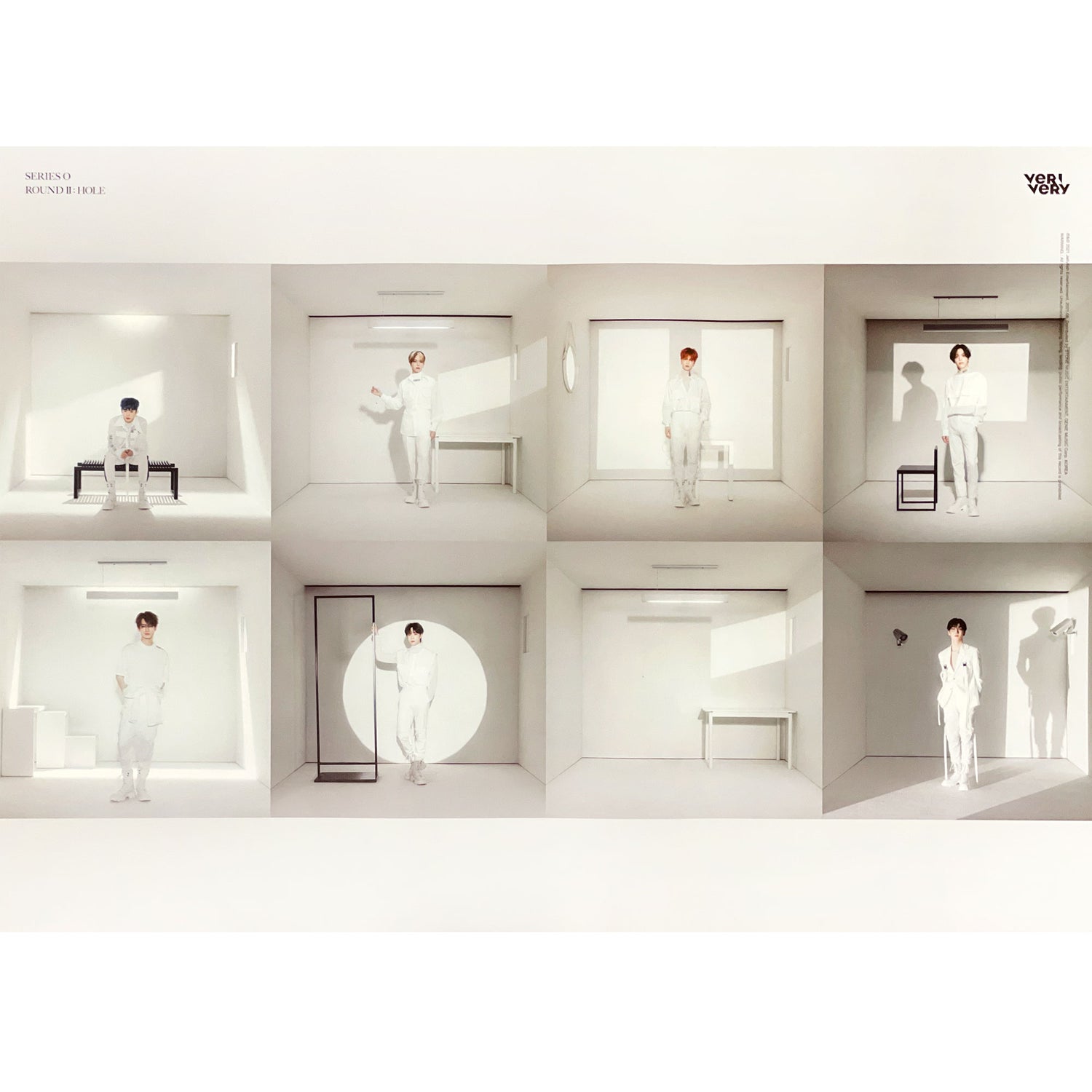 베리베리 | VERIVERY | 6TH MINI ALBUM [ SERIES 'O' ROUND 2: HOLE ] | (LOCK VER.) POSTER ONLY