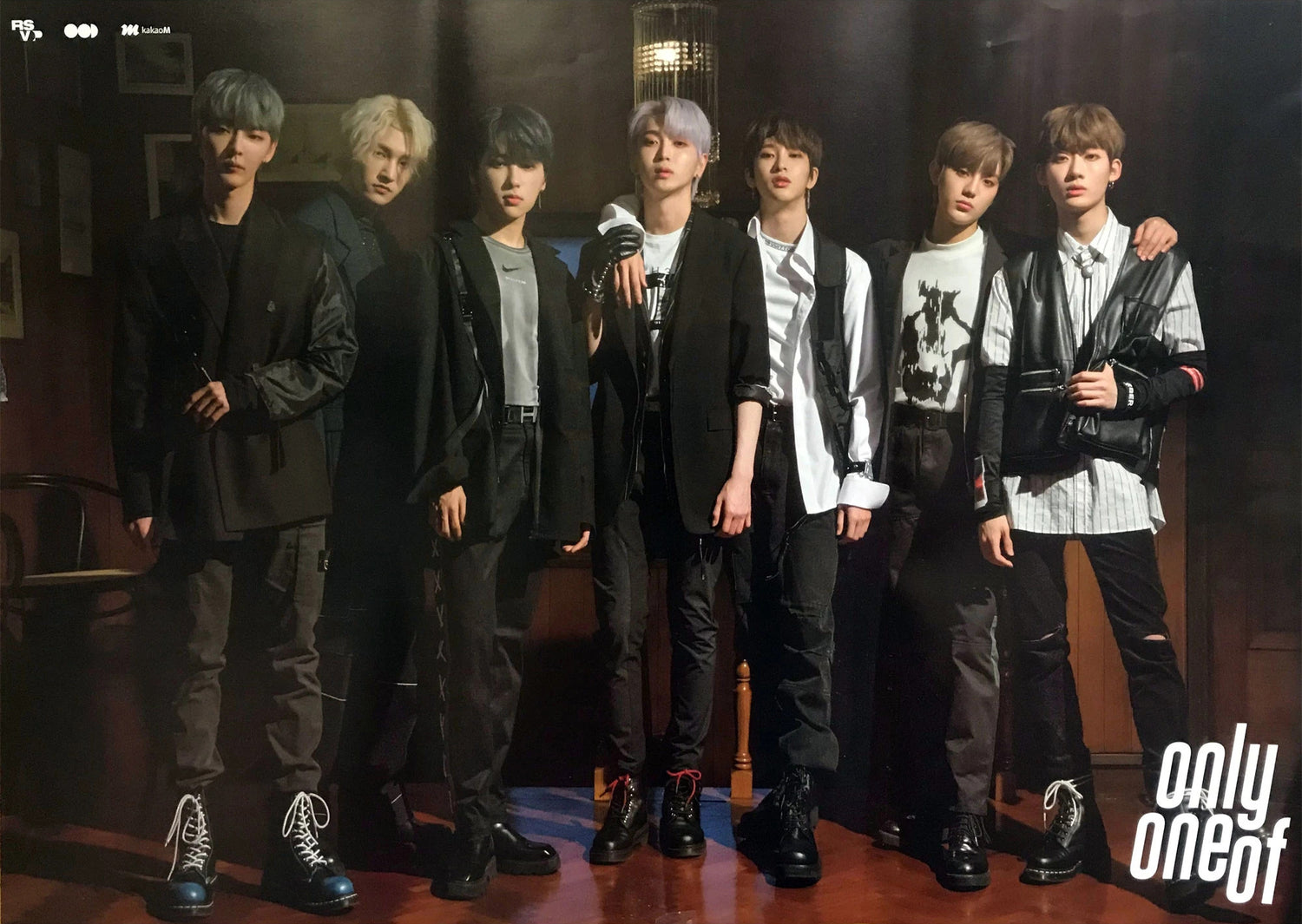 온리원오브 | ONLYONEOF | 1ST MINI ALBUM [ DOT POINT JUMP ] | (BLACK VER.) POSTER ONLY