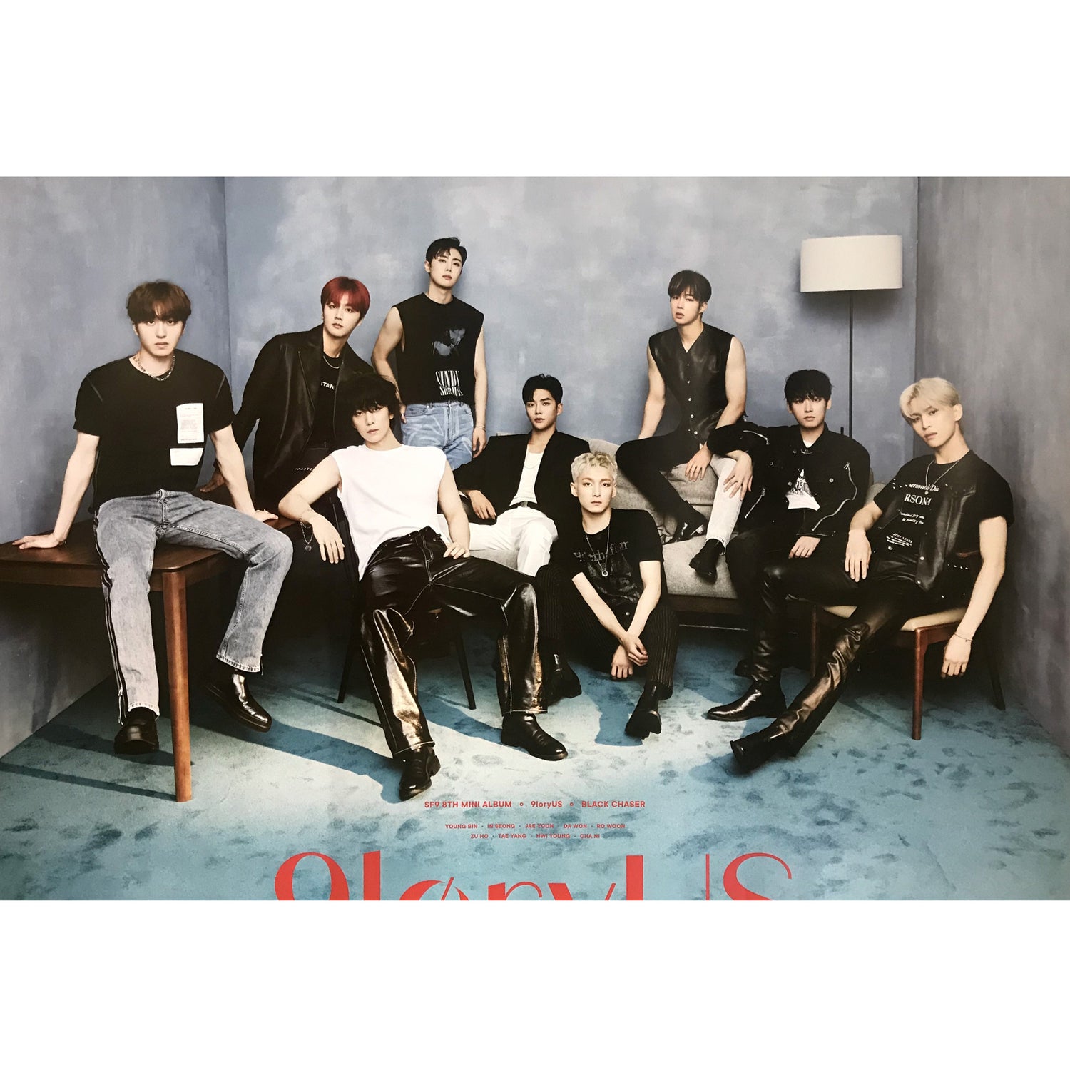 에스에프나인 | SF9 | 8TH MINI ALBUM [ 9LORYUS ] | (BLACK CHASER VER.) POSTER ONLY