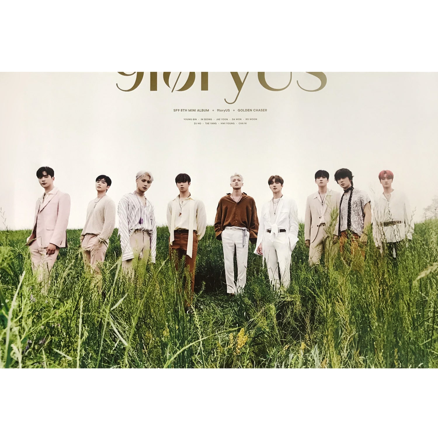 에스에프나인 | SF9 | 8TH MINI ALBUM [ 9LORYUS ] | (GOLDEN CHASER VER.) POSTER ONLY