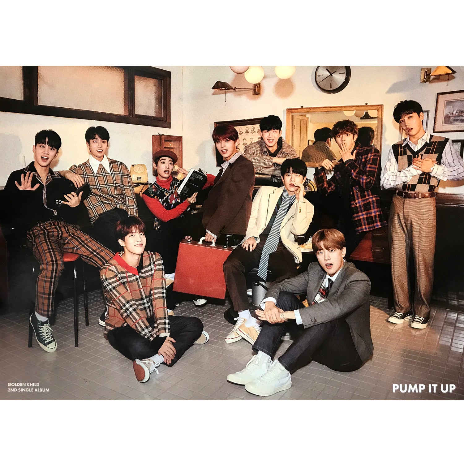 골든차일드 | GOLDEN CHILD | 2ND SINGLE ALBUM [ PUMP IT UP ] | (A VER.) POSTER ONLY