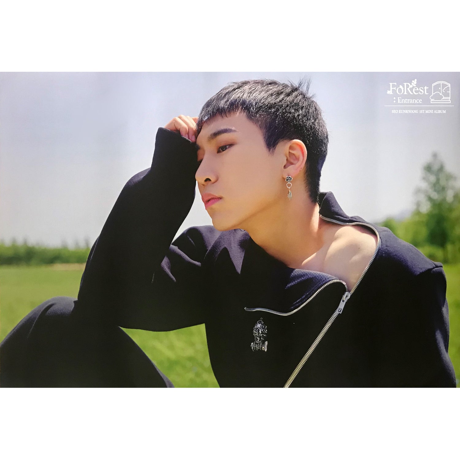 서은광 | SEO EUNKWANG | 1ST MINI ALBUM [ FOREST: ENTRANCE ] | (SILVER - A VER.) POSTER ONLY