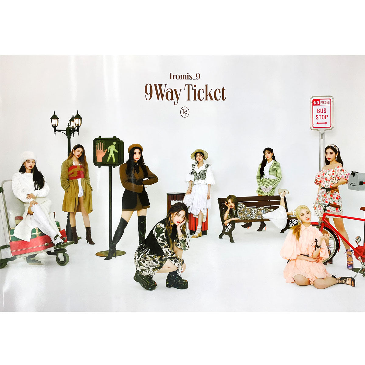 프로미스나인 | FROMIS_9 | 2ND SINGLE ALBUM [ 9 WAY TICKET ] | POSTER ONLY