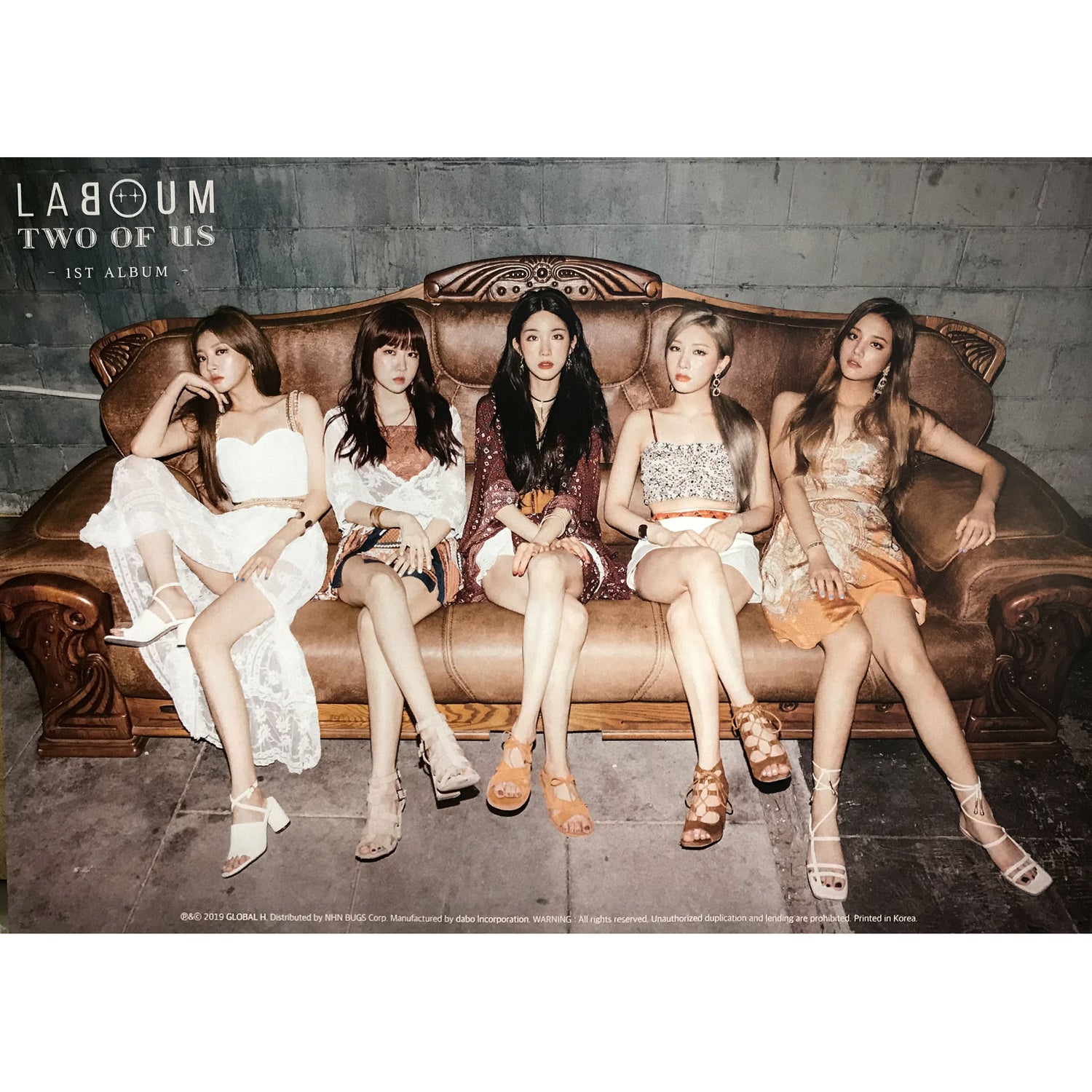 라붐 | LABOUM | 1ST ALBUM [ TWO OF US ] | POSTER ONLY