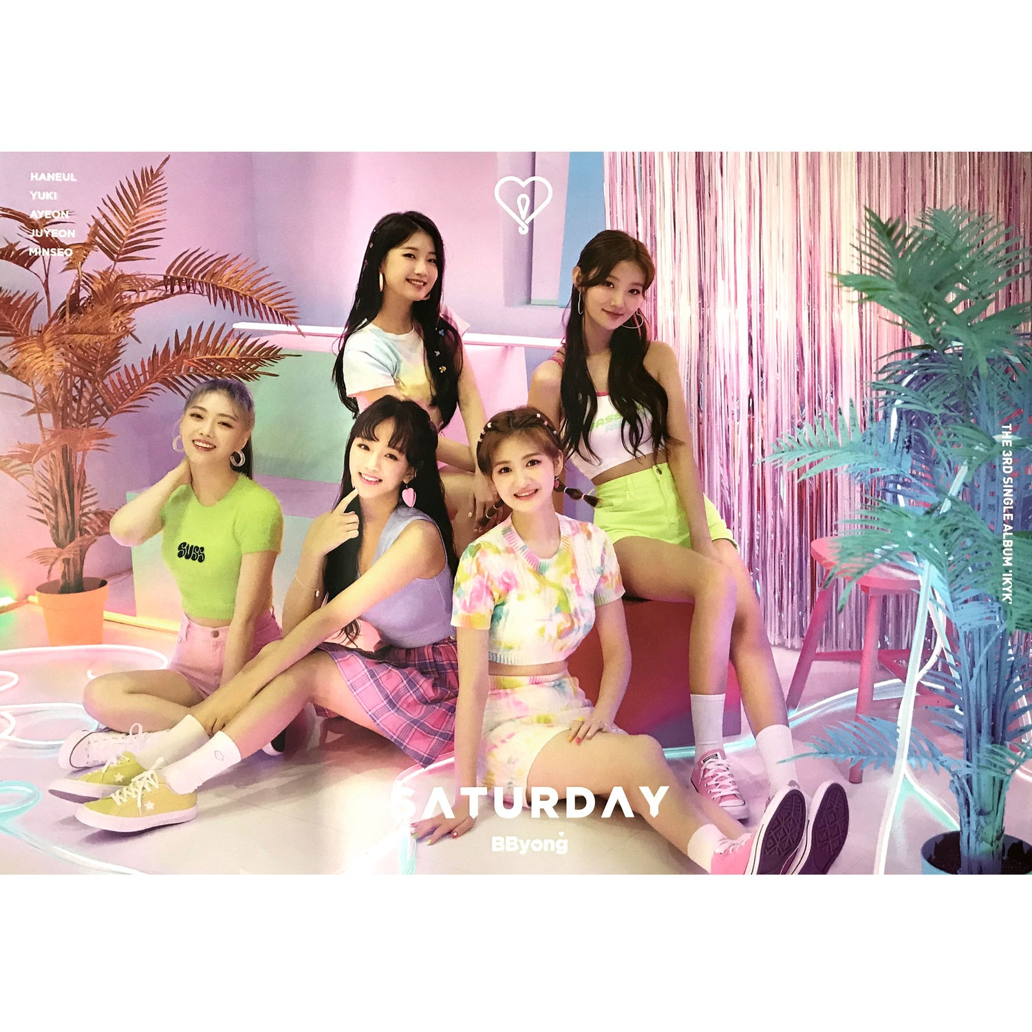 세러데이 | SATURDAY | 3RD SINGLE ALBUM [ IKYK ] | POSTER ONLY