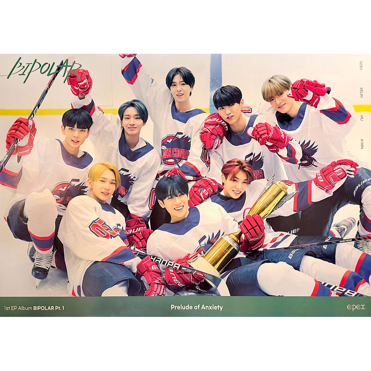 이펙스 | EPEX | 1ST MINI ALBUM [ BIPOLAR PT.1 PRELUDE OF ANXIETY ] | (REALITY VER.) POSTER ONLY