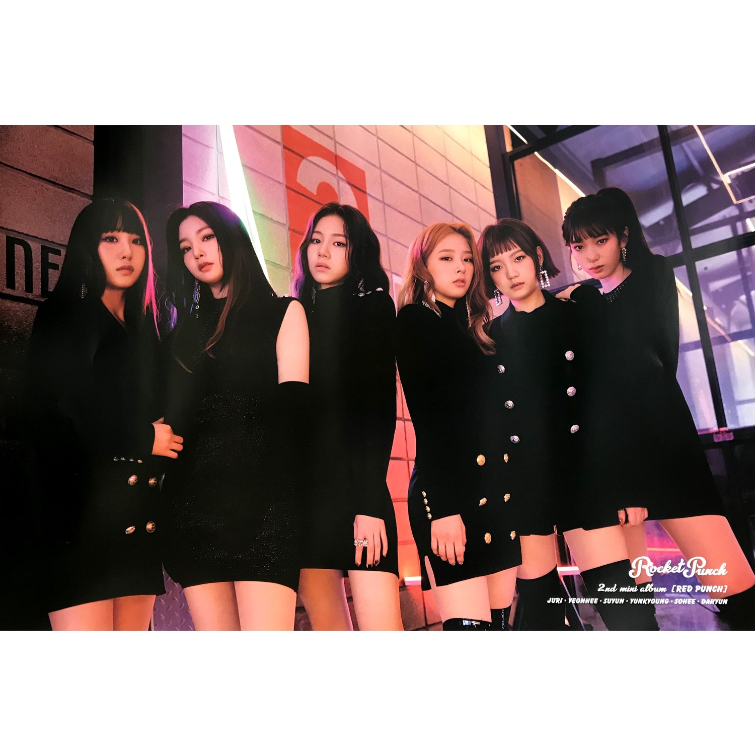 로켓펀치 | ROCKET PUNCH | 2ND MINI ALBUM [ RED PUNCH ] | (A VER.) POSTER ONLY