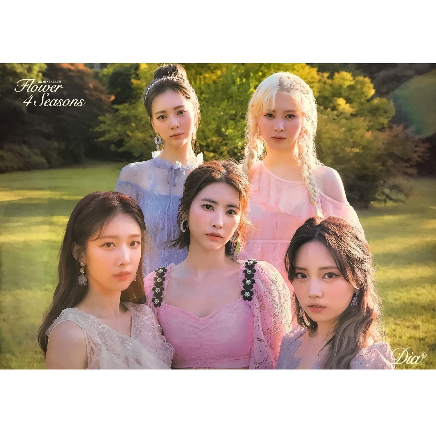다이아 | DIA | 6TH MINI ALBUM [ FLOWER 4 SEASONS ] | (FLOWER VER.) POSTER ONLY