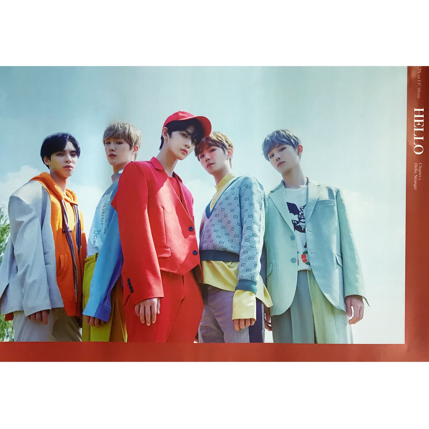 씨아이엑스 | CIX 1ST MINI ALBUM [ HELLO CHAPTER 1: HELLO, STRANGER ] | (HELLO VER.) POSTER ONLY