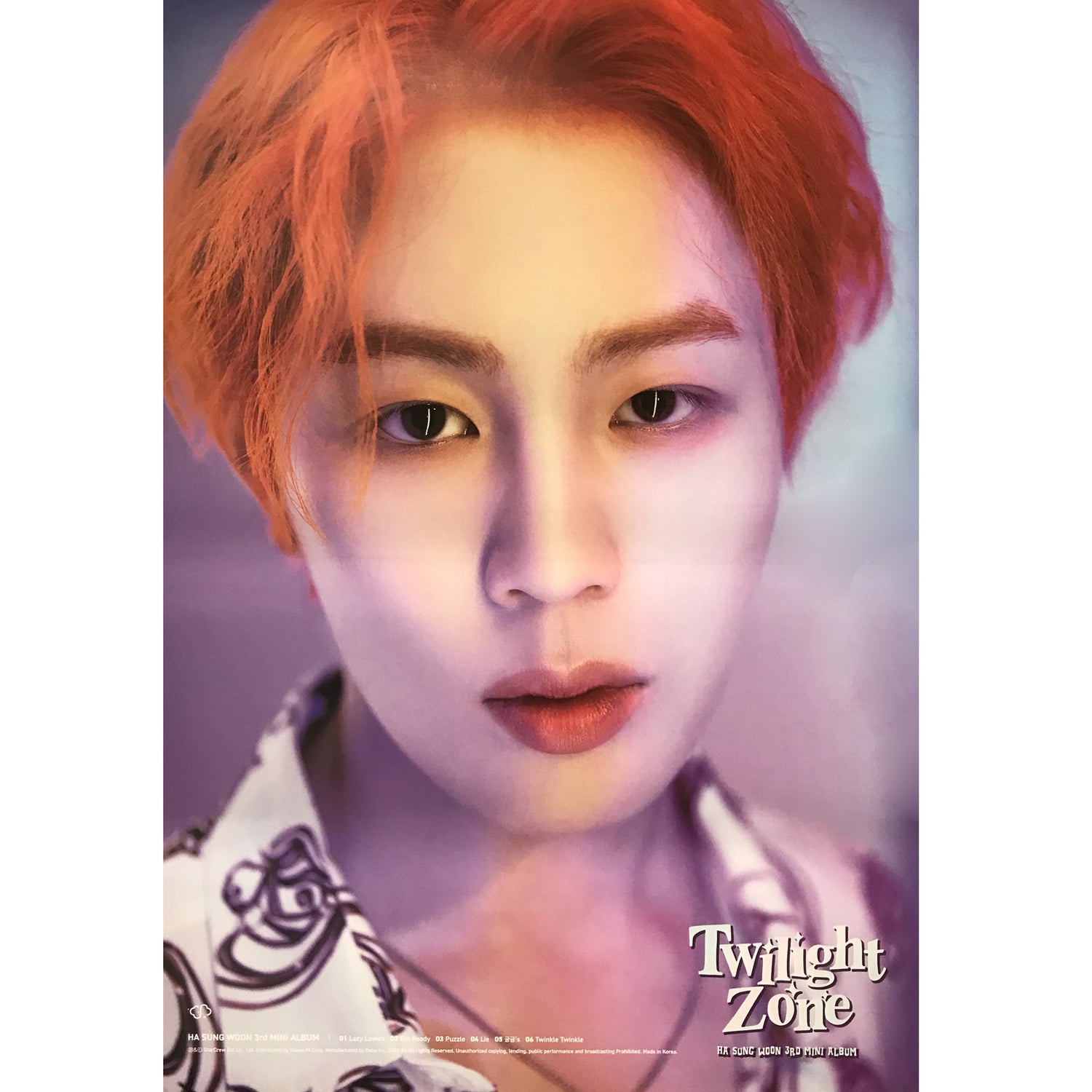 하성운 | HA SUNGWOON | 3RD MINI ALBUM [ TWILIGHT ZONE ] | (A VER.) POSTER ONLY