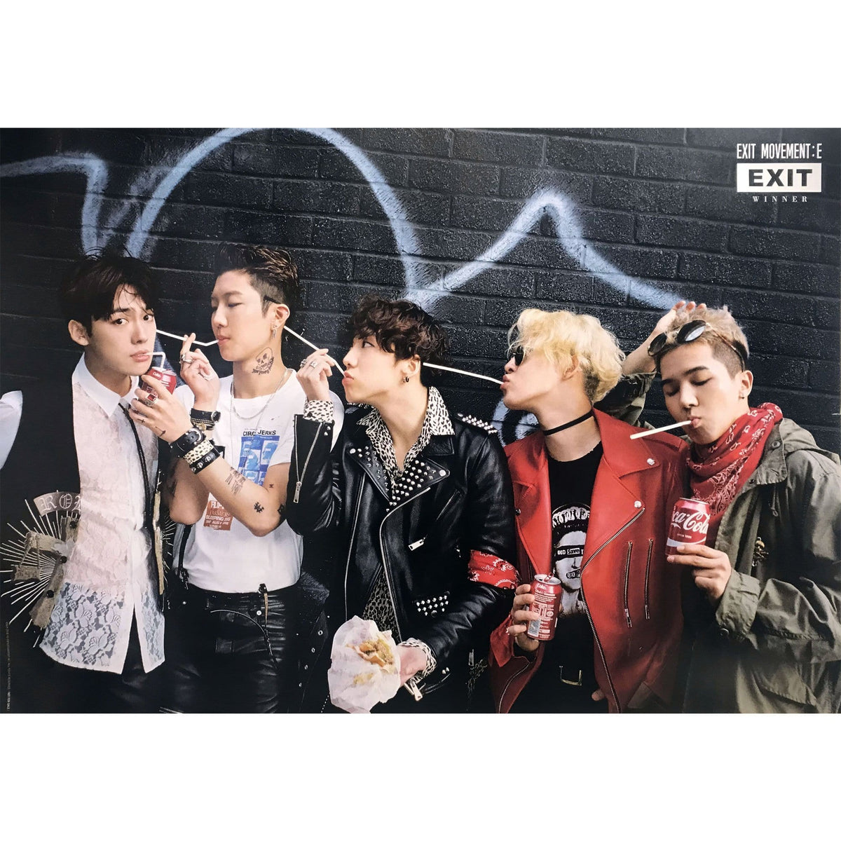 MUSIC PLAZA Poster 위너 | WINNER | EXIT Movement : E (Double-Sided) | POSTER
