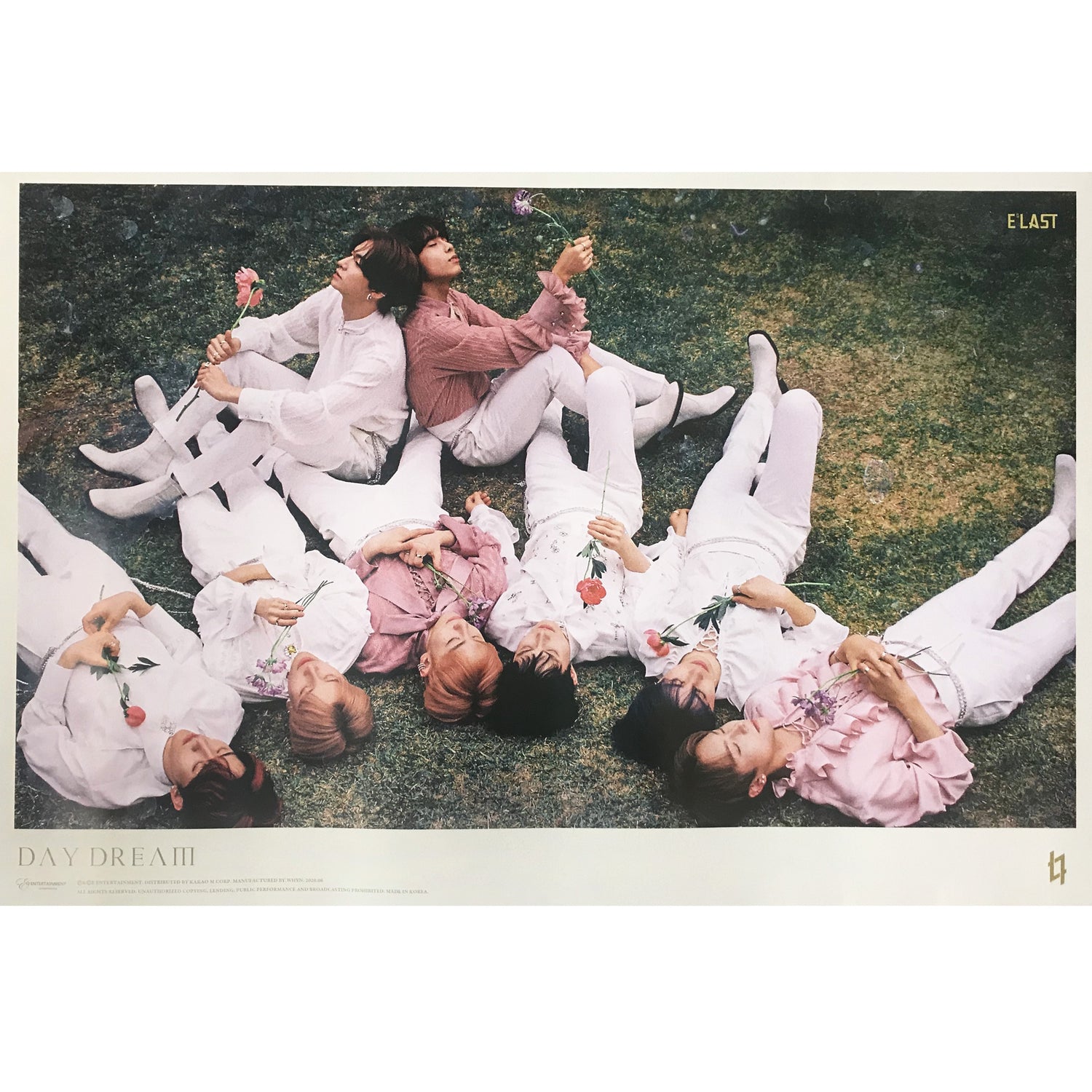 엘라스트 | E'LAST | 1ST MINI ALBUM [ DAY DREAM ] | (DAY VER.) POSTER ONLY