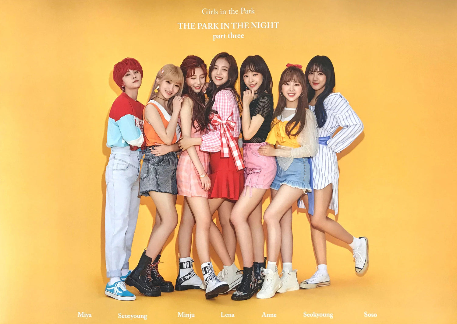 공원소녀 | GWSN | 3RD MINI ALBUM [ THE PARK IN THE NIGHT PART 3 ] | (VERSION 1) POSTER ONLY