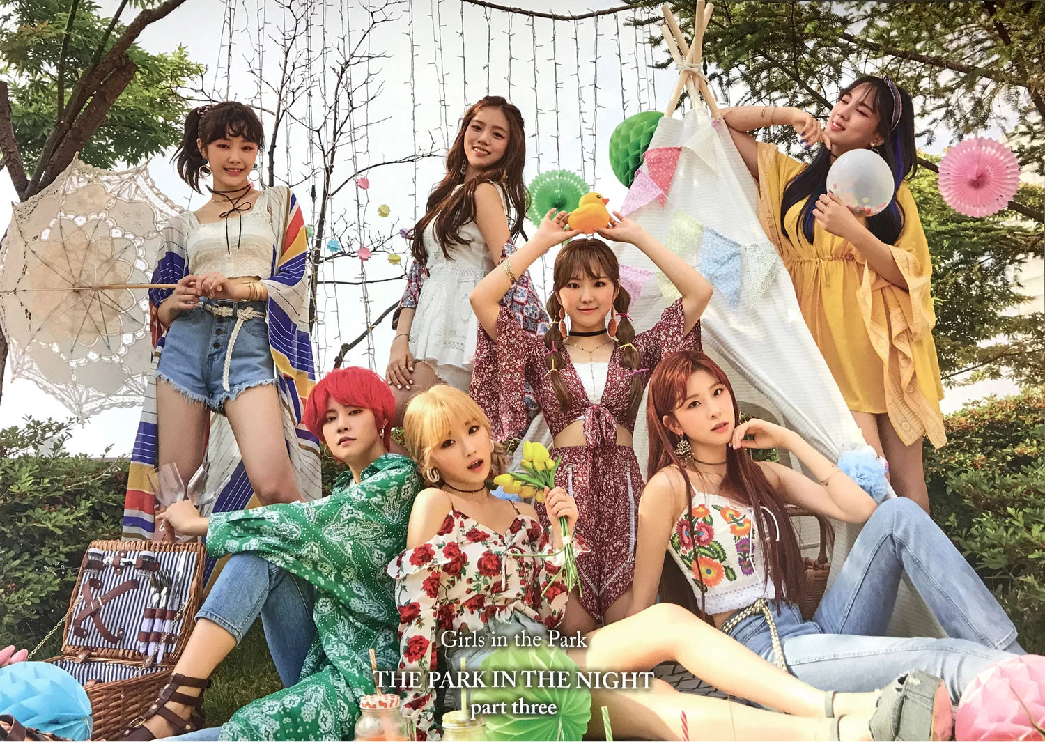 공원소녀 | GWSN | 3RD MINI ALBUM [ THE PARK IN THE NIGHT PART 3 ] | (VERSION 2) POSTER ONLY