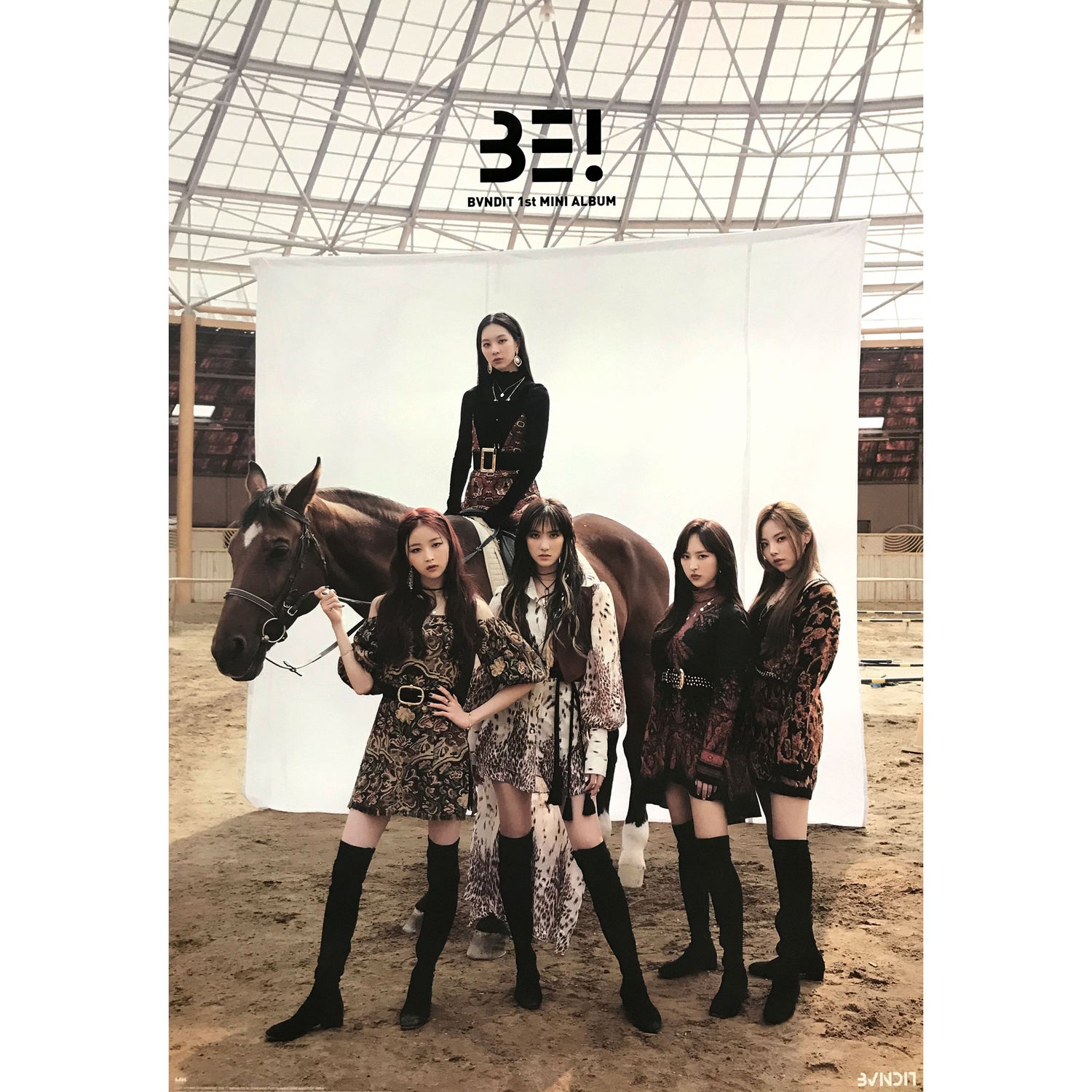 밴디트 | BVNDIT | 1ST MINI ALBUM [ BE! ] | POSTER ONLY