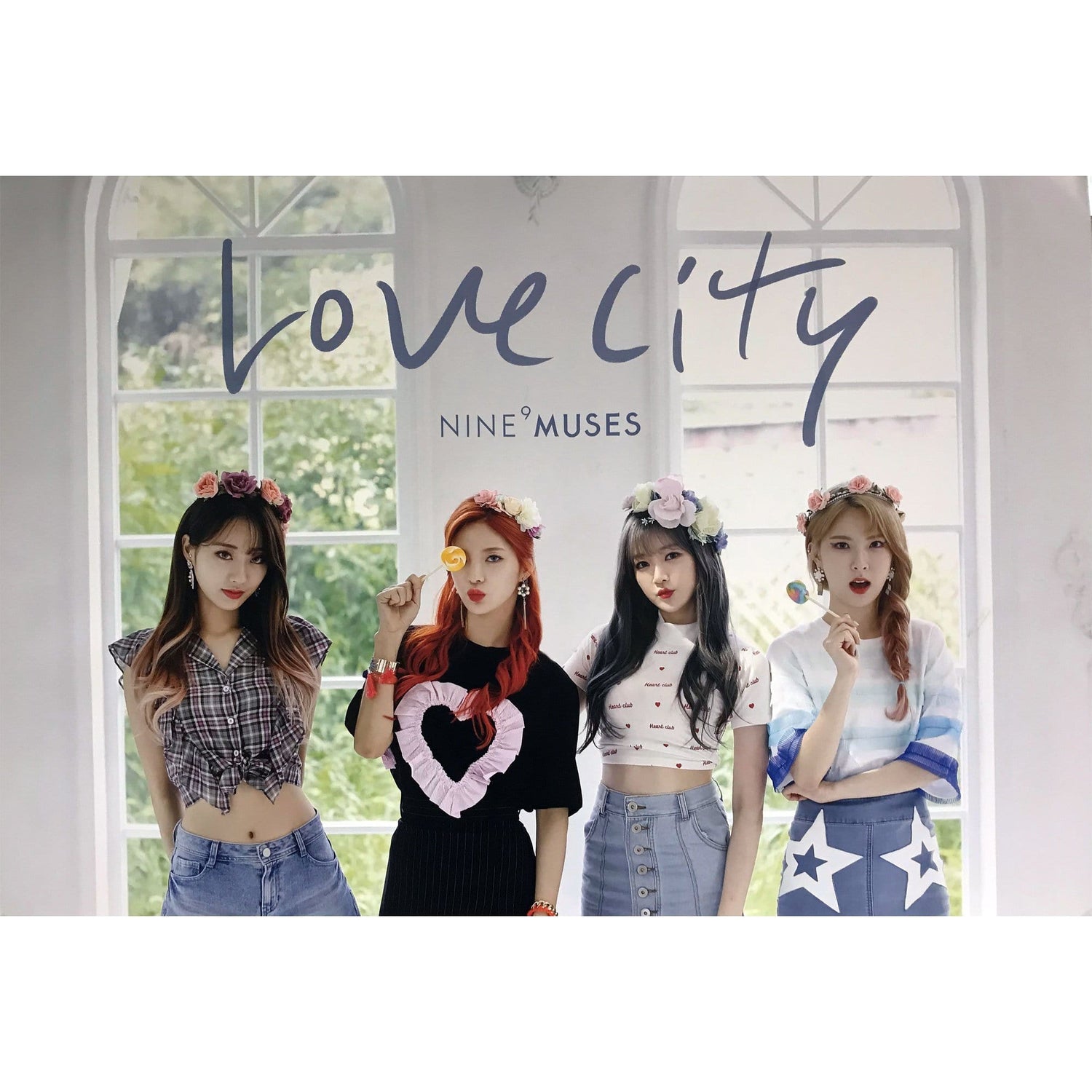 MUSIC PLAZA Poster 나인뮤지스 | nine muses | love city | POSTER